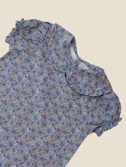 BATA JASMIN FLORAL AZUL 2