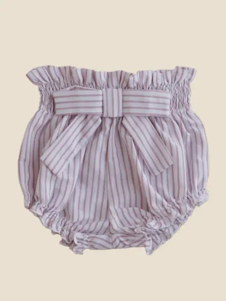 BLOOMER LISTRAS ROSE E BRANCO 1