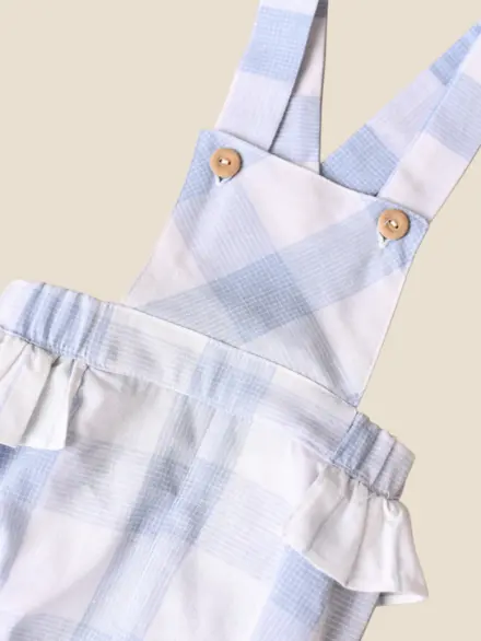 ROMPER MEL XADREZ AZUL 2