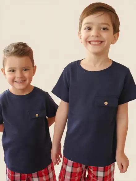 CAMISETA VITTORIO AZUL CLARO 2