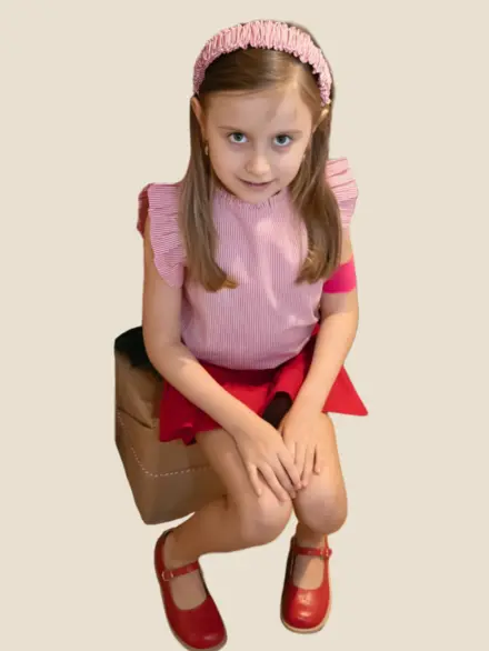 BATA MARIA LISTRAS VERMELHAS 2
