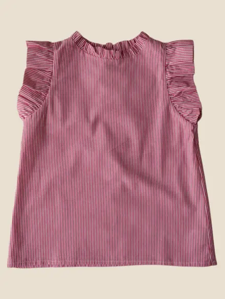 BATA MARIA LISTRAS VERMELHAS 1