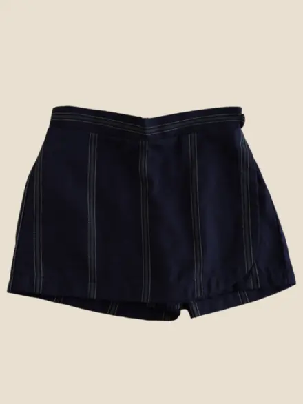 SHORTS SAIA DUDA LISTRAS AZUL E VERDE 1