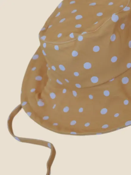 CHAPÉU BOLINHAS BRANCAS 2