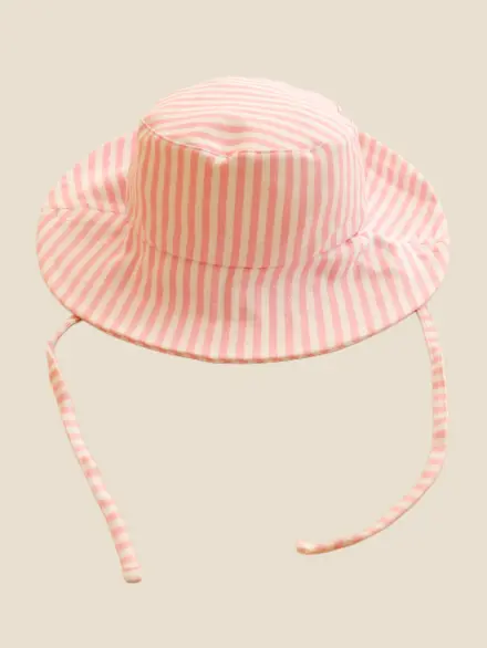 CHAPÉU LISTRAS ROSA 1
