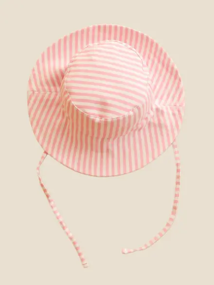 CHAPÉU LISTRAS ROSA 2