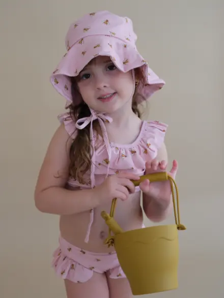 CHAPÉU ROSA ABELHA 2