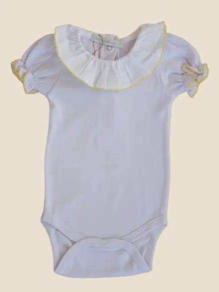 BODY AURORA BORDADO AMARELO 1