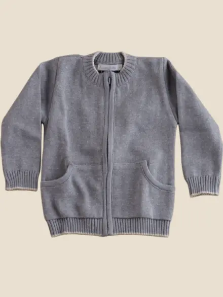 CASACO TRICOT STEFANO CINZA 1