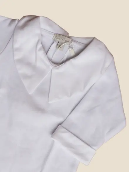 BODY MENINO MARINHEIRO MANGA LONGA BRANCO 2