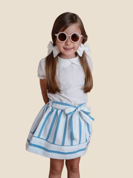 SAIA MATILDA LISTRAS AZUL 2