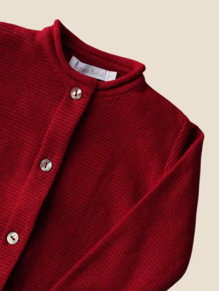 CASACO TRICOT LOLA VERMELHO 2