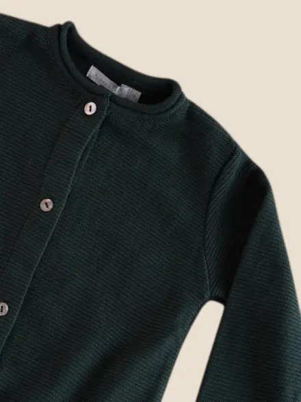CASACO TRICOT LOLA VERDE EUCALIPTO 2