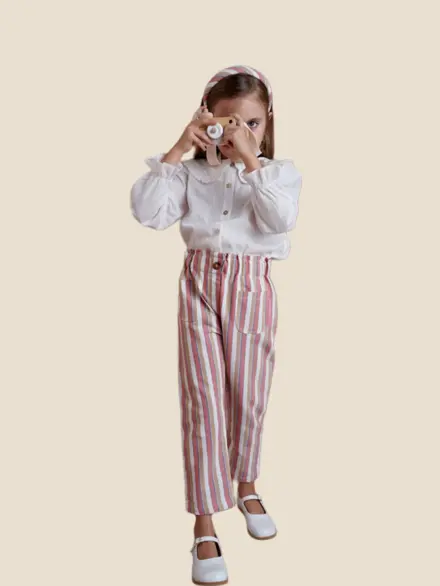 CALÇA TEREZA LISTRAS COLORIDAS  2