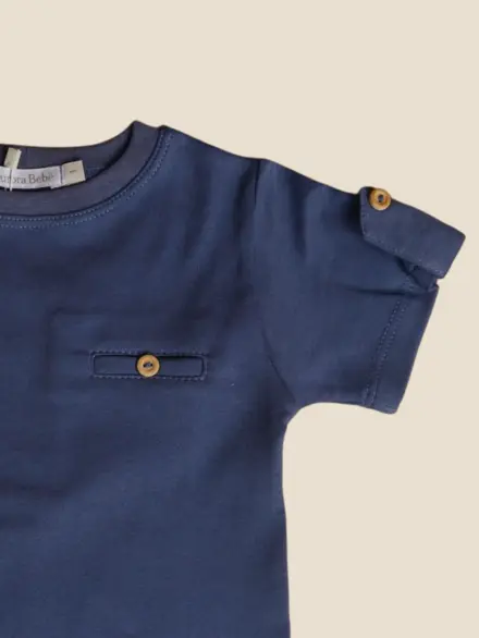 CAMISETA HOMERO AZUL ESCURO 2