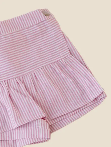 SHORTS SAIA LISTRAS ROSA 2