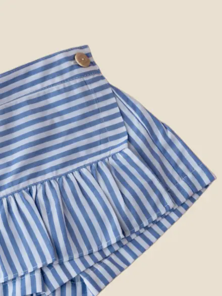 SHORTS SAIA LISTRAS AZUL ROYAL 2