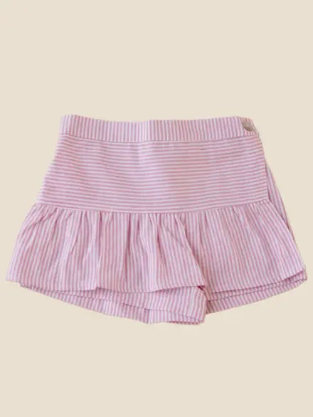 SHORTS SAIA LISTRAS ROSA 1