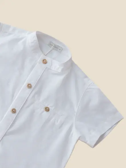 CAMISA GIUSEPPE MANGA CURTA BRANCO 2