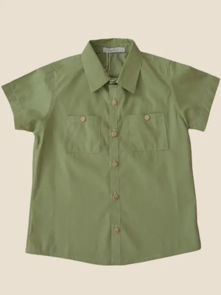 CAMISA PEDRO MANGA CURTA VERDE PISTACHE 1