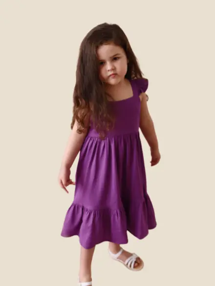 VESTIDO GABI LISTRAS LARANJAS 2