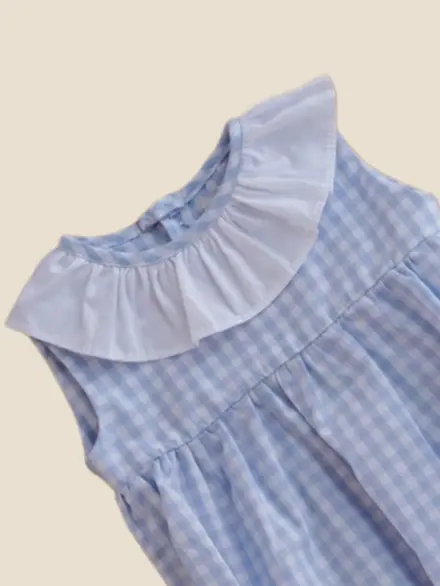 ROMPER ANNIE XADREZ AZUL 2