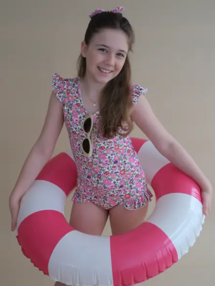 MAIÔ ELISE FLORAL ROSA 2