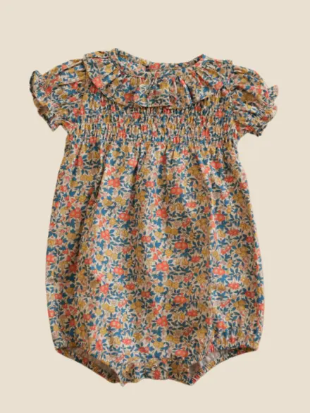 ROMPER JOSEPHINE FLORAL BRANCO 1
