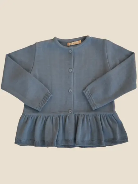 CASACO TRICOT CAROLINA AZUL CLARO 1