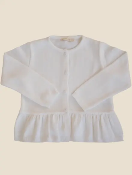 CASACO TRICOT CAROLINA BRANCO 1