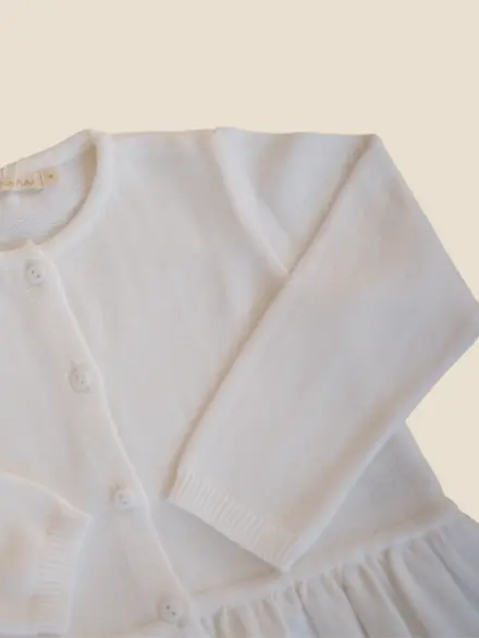 CASACO TRICOT CAROLINA BRANCO 2