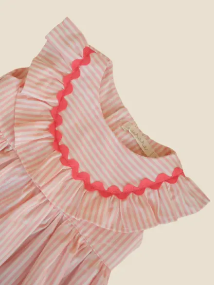 VESTIDO CLEMENTINE XADREZ CINZA E BEGE 2