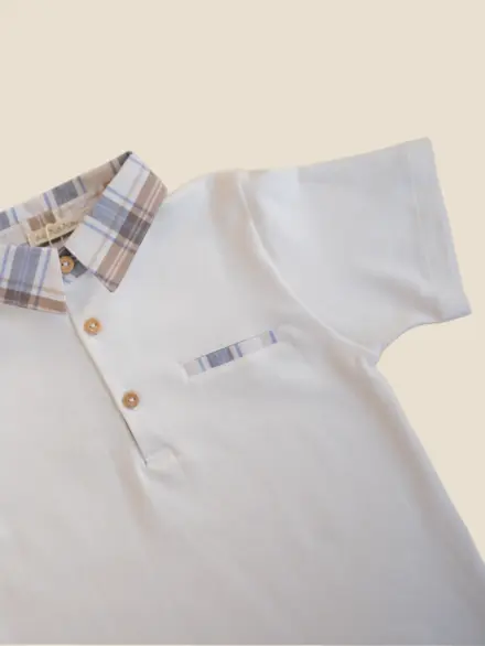 CONJUNTO BENÍCIO XADREZ CINZA E BEGE 2
