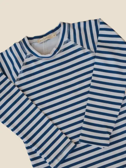 CAMISETA ZURI LISTRAS MARROM 2