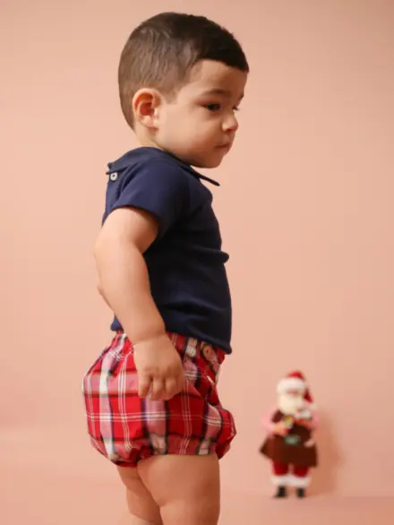 BLOOMER JOE XADREZ VERMELHO 2